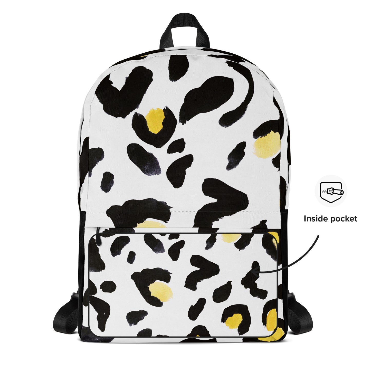 White Leopard Backpack