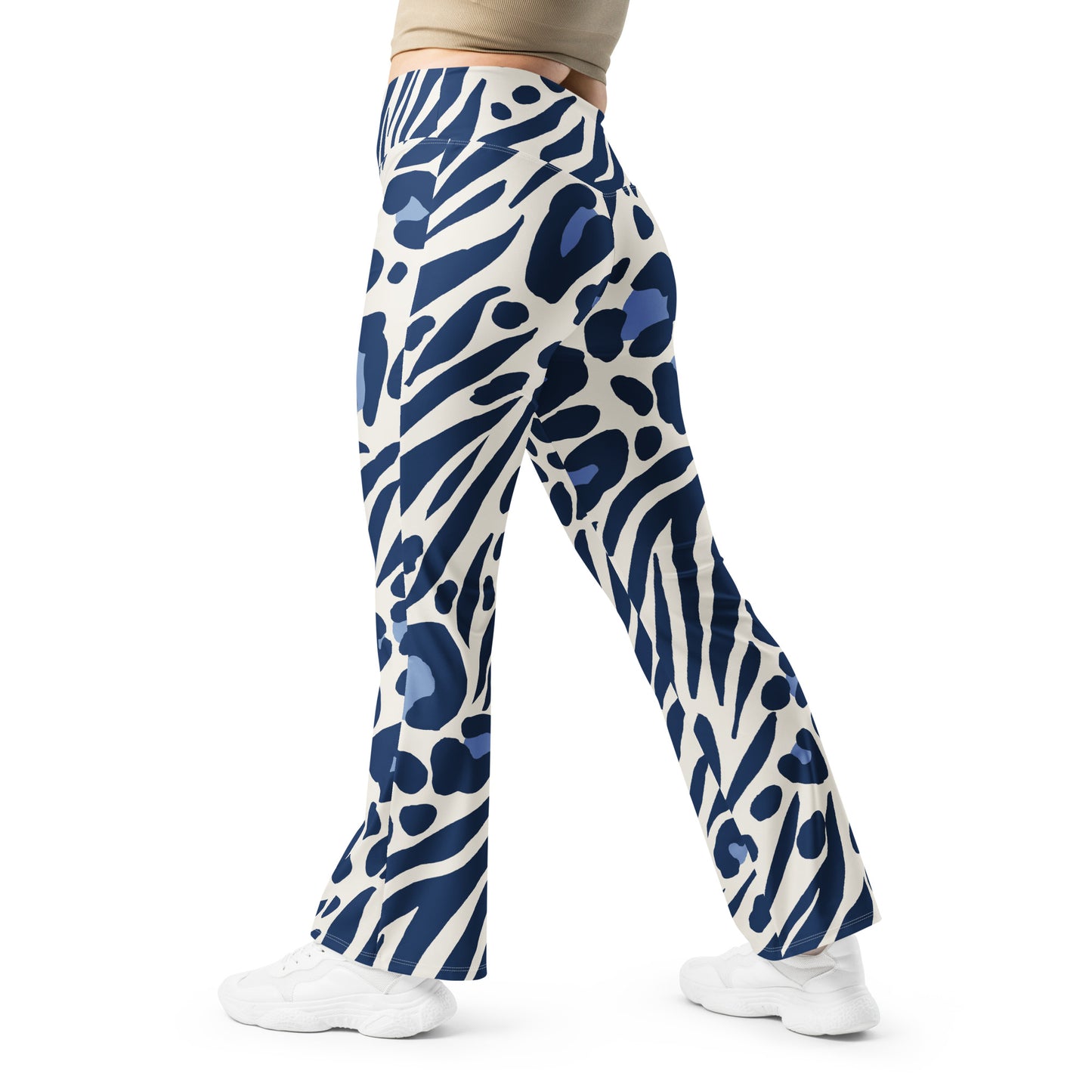 Spots & Stripes Flare Leggings