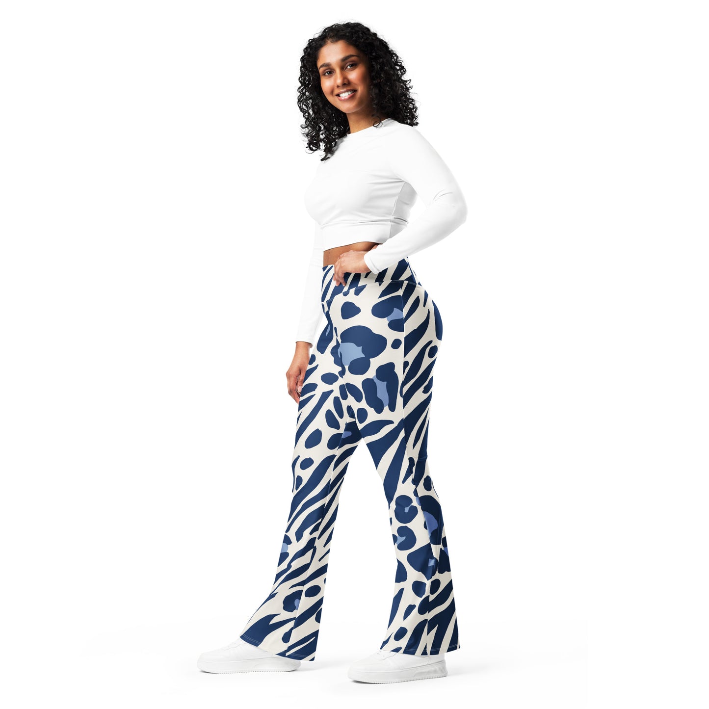 Spots & Stripes Flare Leggings