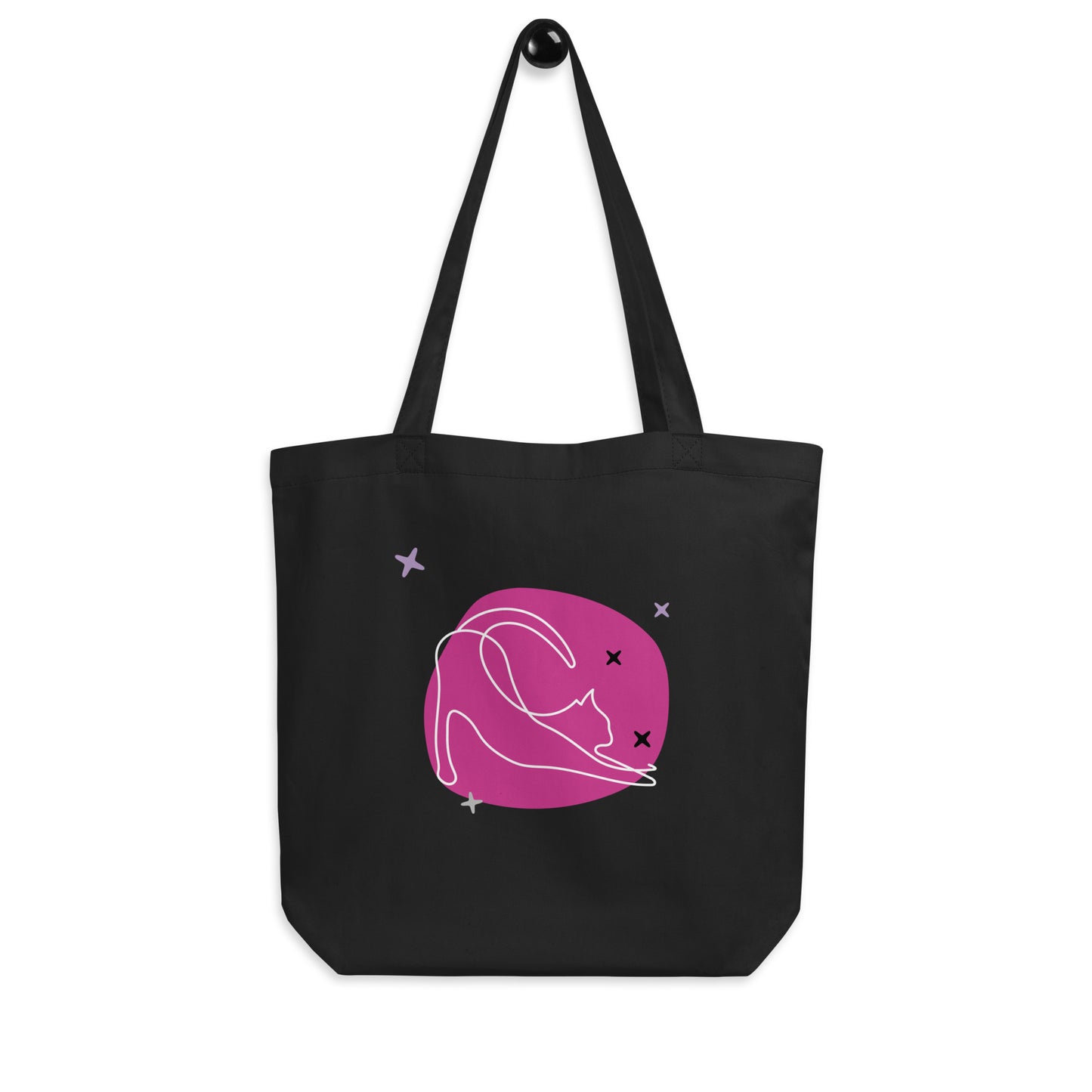 Cat Yoga Book Tote