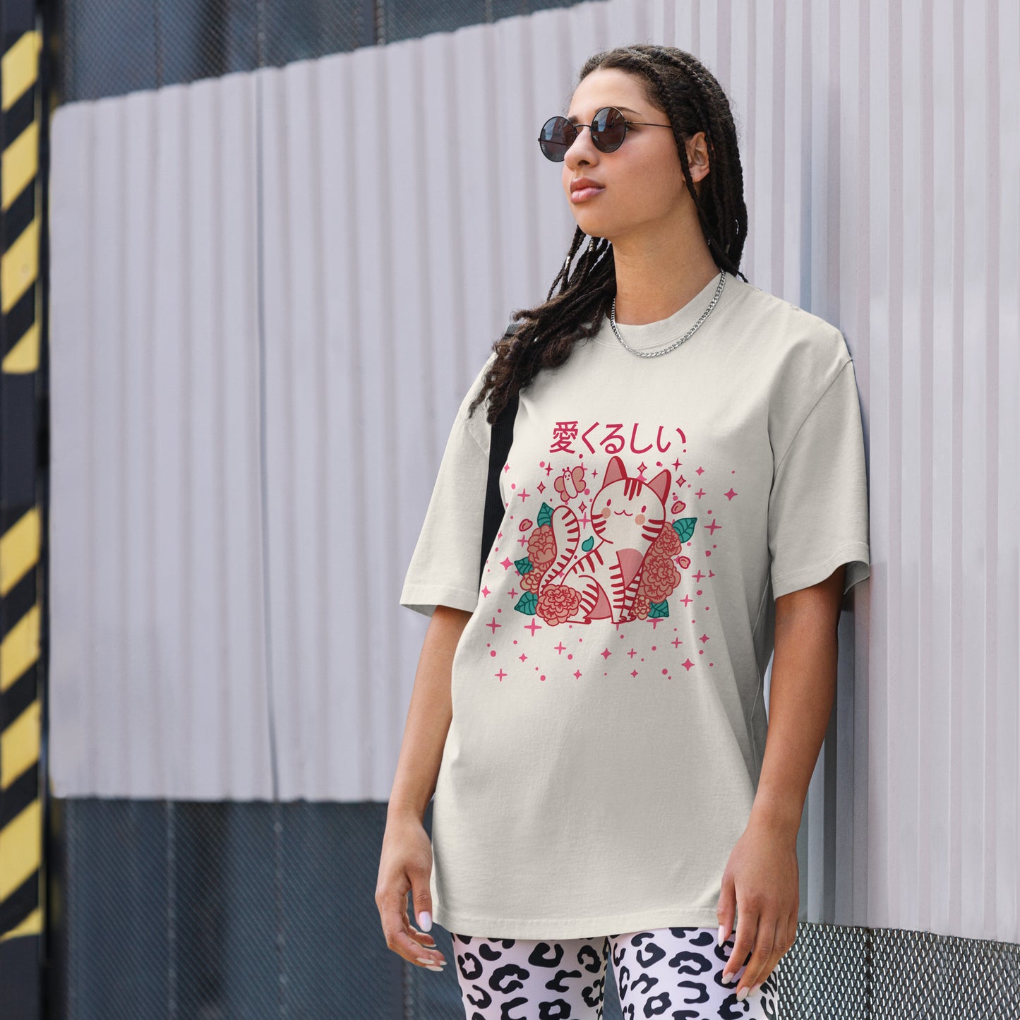 Bed of Roses Oversized Faded T-shirt