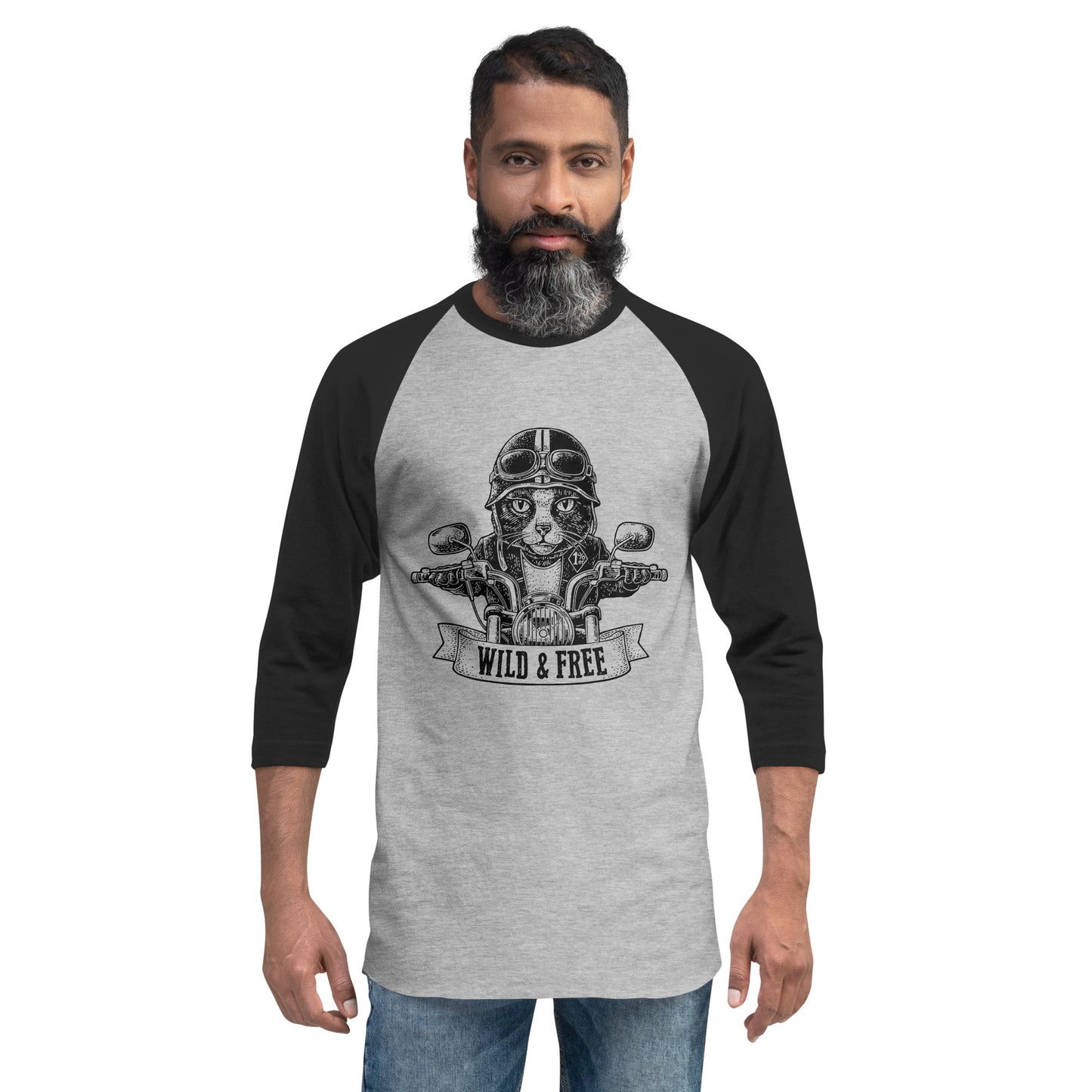 Wild Cat Rider Raglan