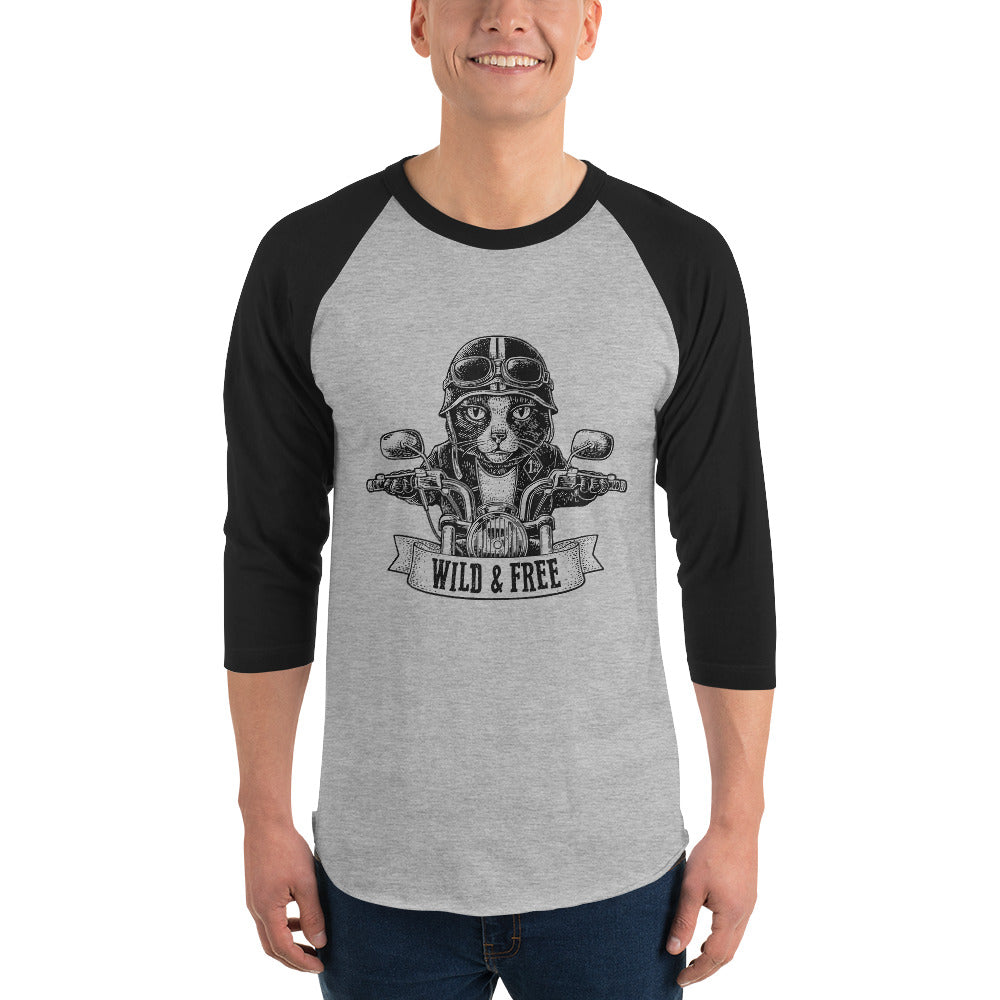 Wild Cat Rider Raglan