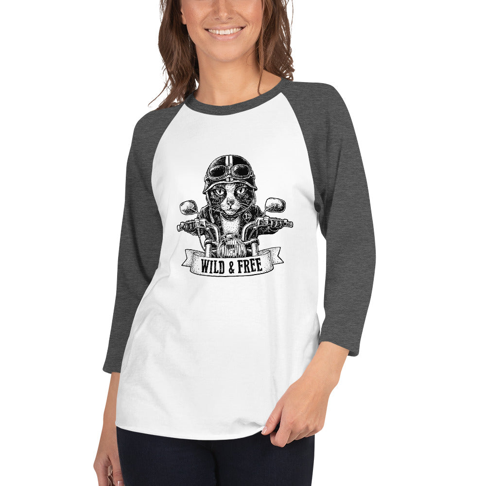 Wild Cat Rider Raglan