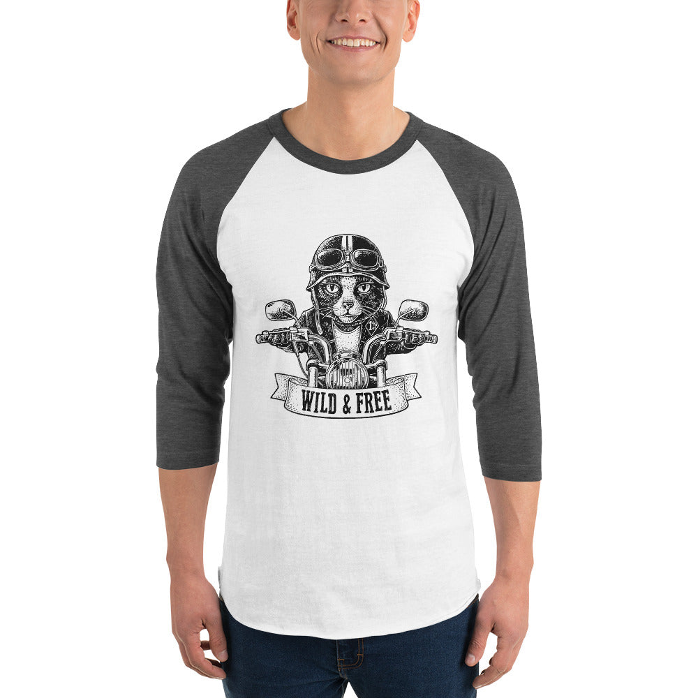 Wild Cat Rider Raglan